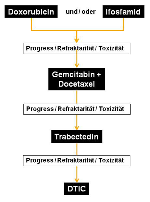 Nicht – uterine Leiomyosarkome - möglicher Therapiealgorithmus